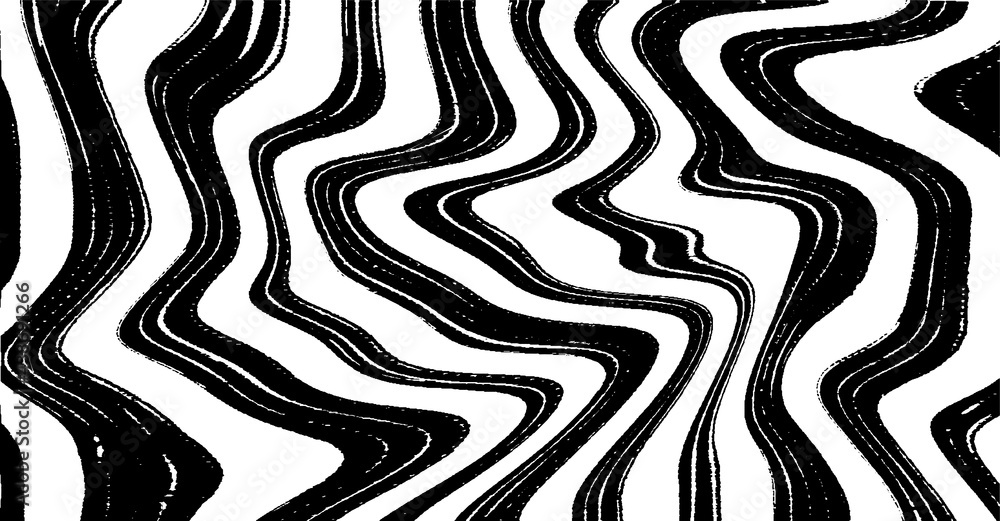 Obraz premium Vector brush sroke texture. Distressed uneven grunge background. Abstract distressed vector illustration. Overlay over any design to create interesting effect and depth. Black isolated on white. EPS10