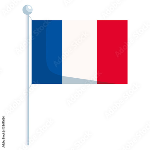 Free Download Isolated french flag - GFXLoad