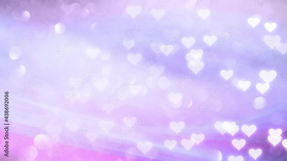 Beautiful bright blue and violet shining hearts animation background. Beautiful bright blue and violet shining hearts animation background.