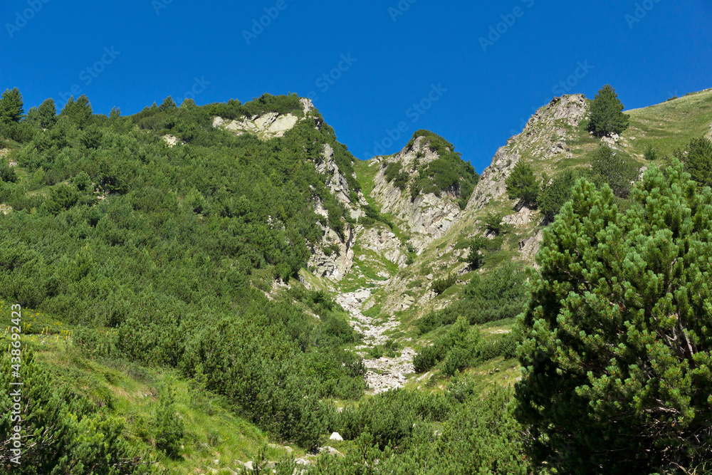 landscape of Pirin Mountain near Vihren hut, Bulgaria