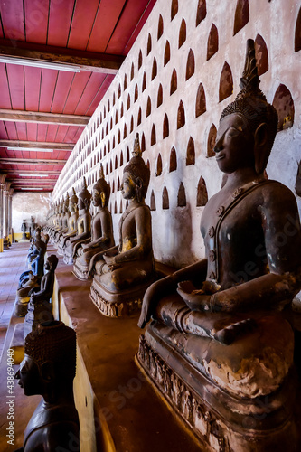 Photography buddha in thailand, digital photo picture as a background , taken in Sisaket tem
