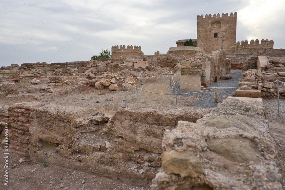 Alcazaba de Almería, castle and fortress. Andalusia, Spain Alcazaba de Almería, castle and fortress. Andalusia, Spain