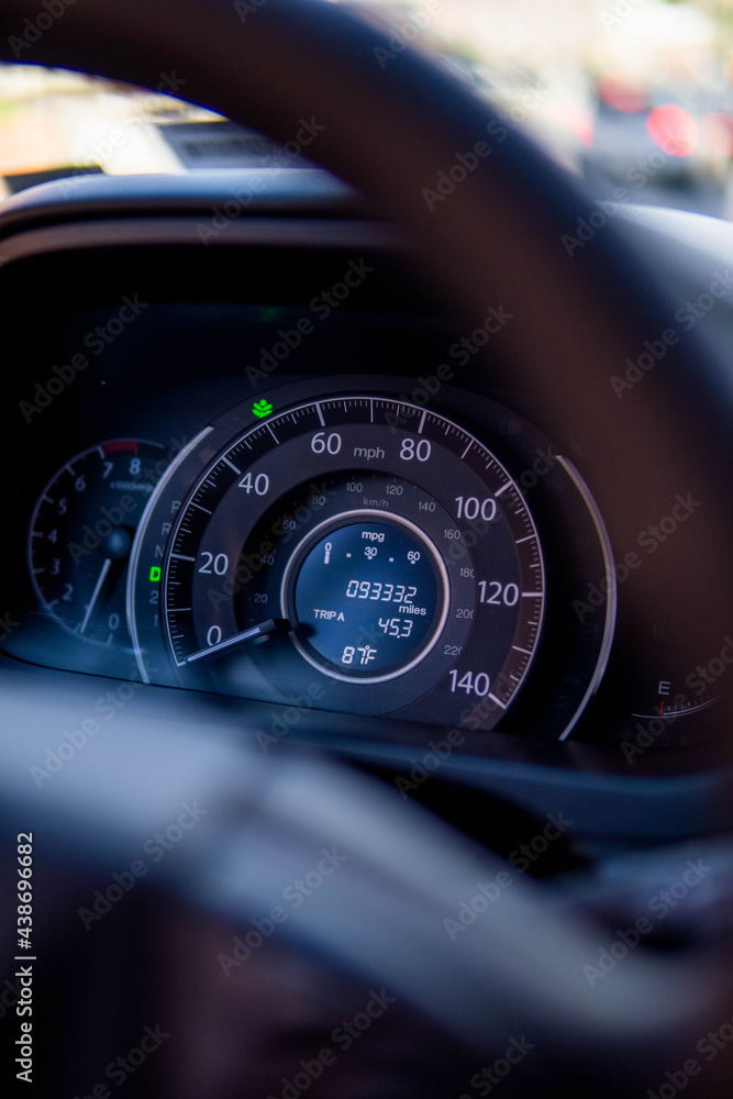 car dashboard and speedometer car dashboard and speedometer