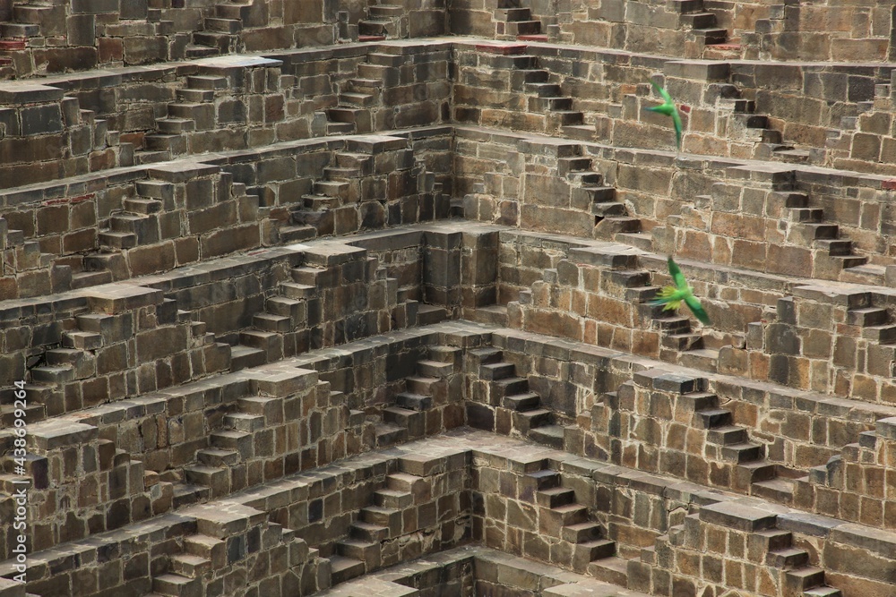 Puit au Rajasthan, en Inde 