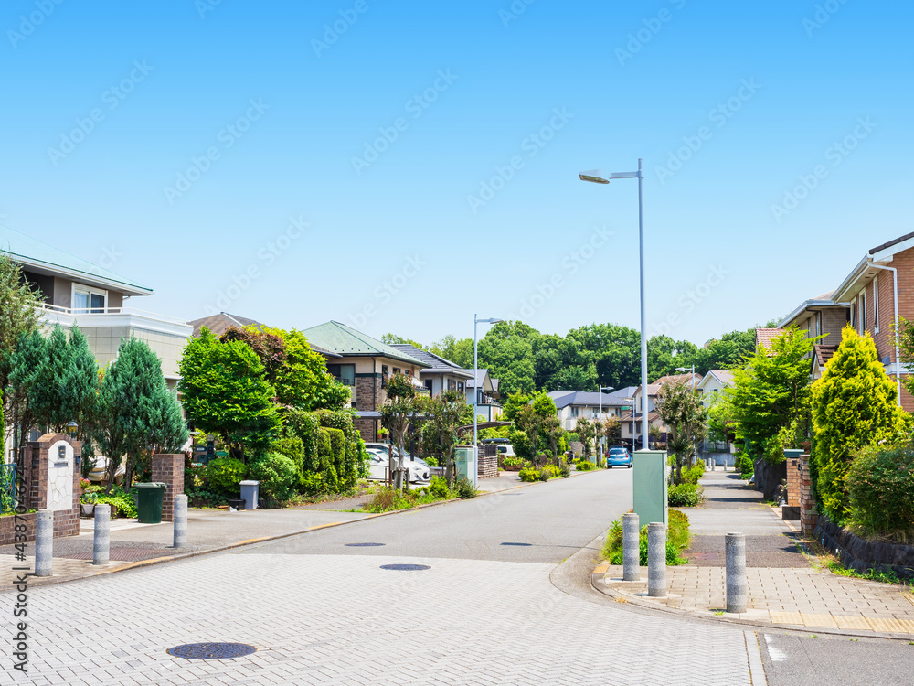 閑静な住宅街　無電柱化タウン