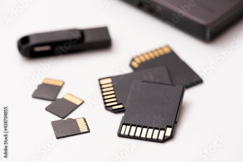 Multiple storage devices, memory cards