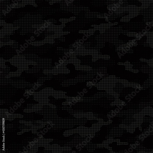 grey modern military vector camouflage print, seamless pattern for clothing headband or print