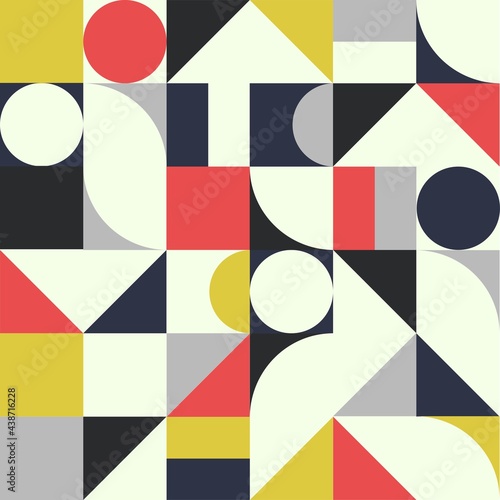 Geometric minimalistic pattern with a simple shape. Abstract vector design for advertising branding  web banner  business and wallpaper.