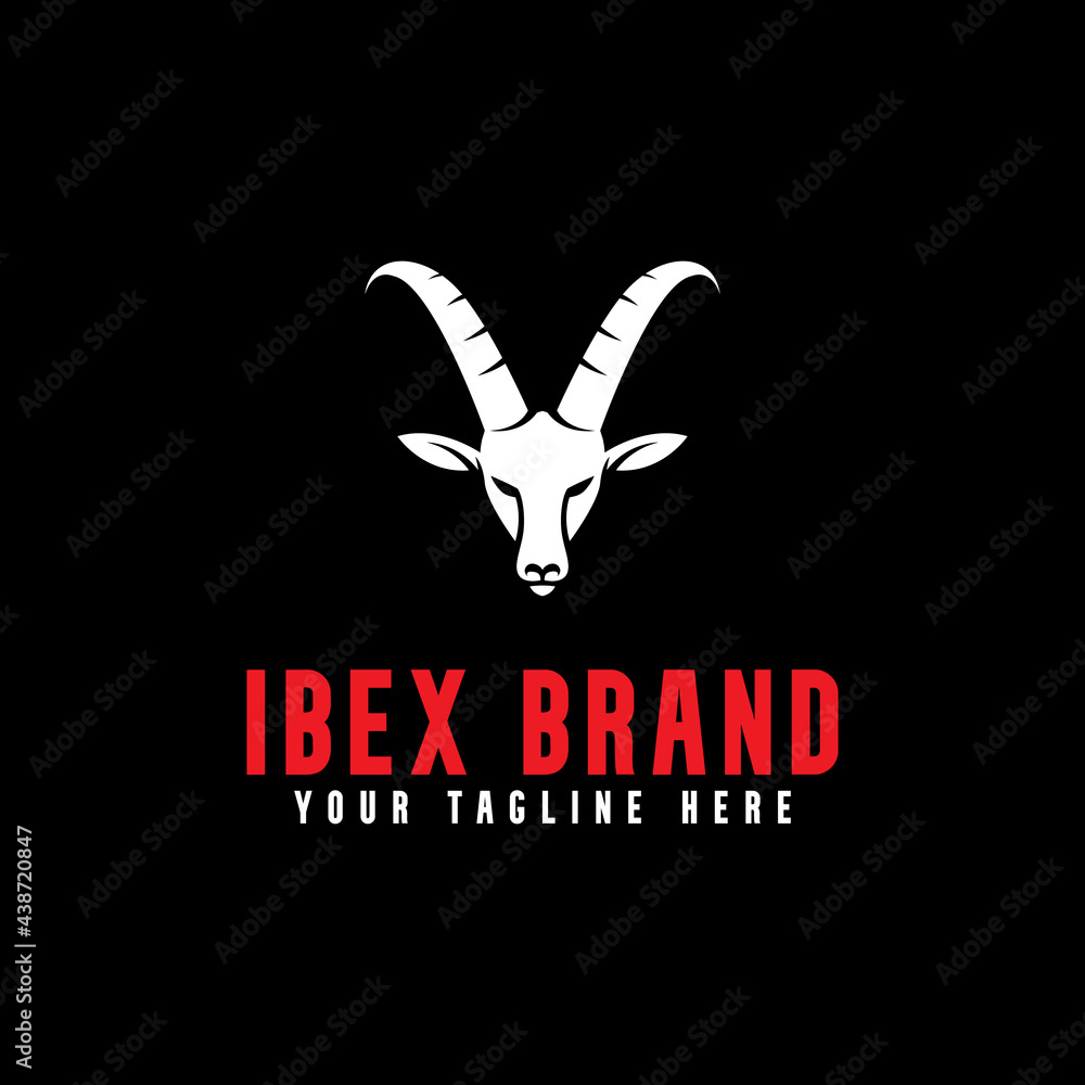 ibex logo vector design. for logo template ibex logo vector design. for logo template