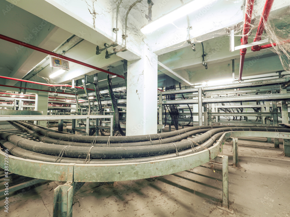 Power cables and instrument cables were installed with cable trays in