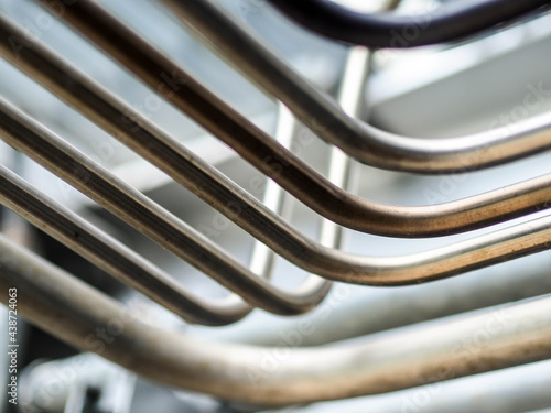 Instrument tube of pressure transmitter in power plant.