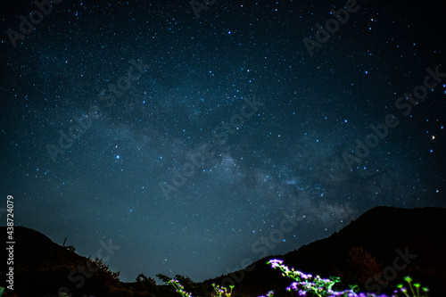 仁田峠で見る天の川 © 章吾 末川