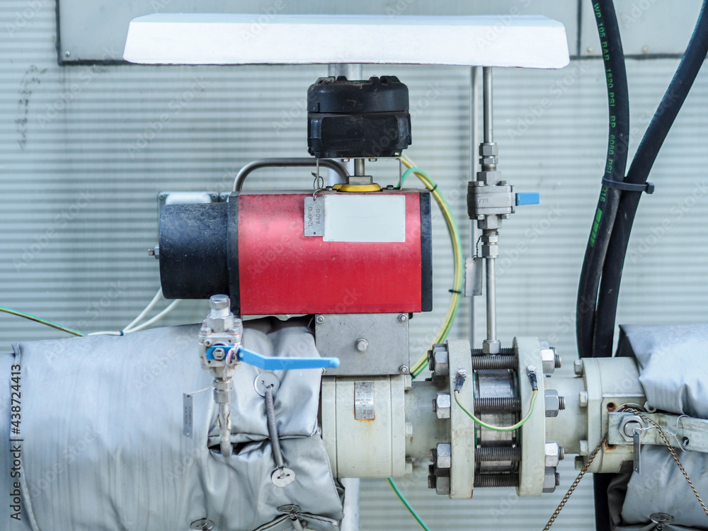 Pneumatic valve for On-Off type which apply industrial zone and popular ...