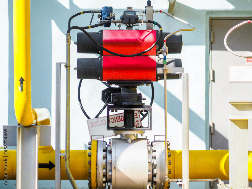 Pneumatic valve for On-Off type which apply industrial zone and popular ...