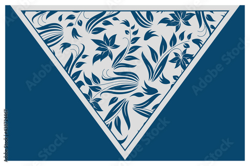 The Chinese Porcelain Style Greeting Card Cover Design