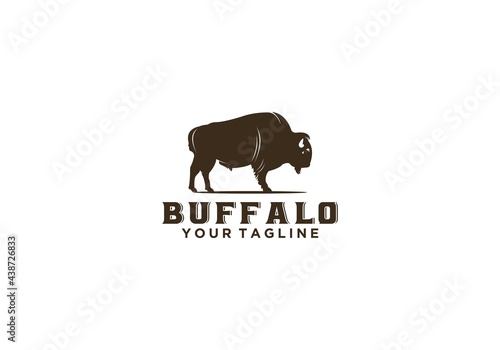 buffalo logo in white background