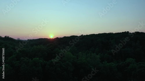 Wallpaper Mural Sunset over Oak Ridge Tennessee Torontodigital.ca