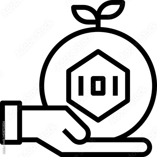 investment modern line style icon