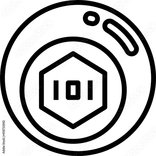 bubble modern line style icon