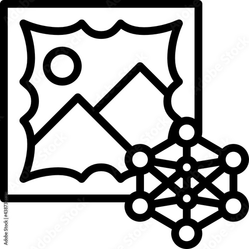 art modern line style icon