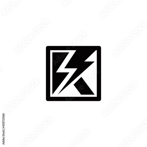 k initial electric logo design vector template Free Download k initial electric logo design vector template - GFXLoad