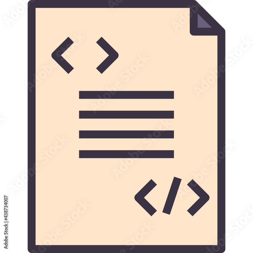 digital outline style icon