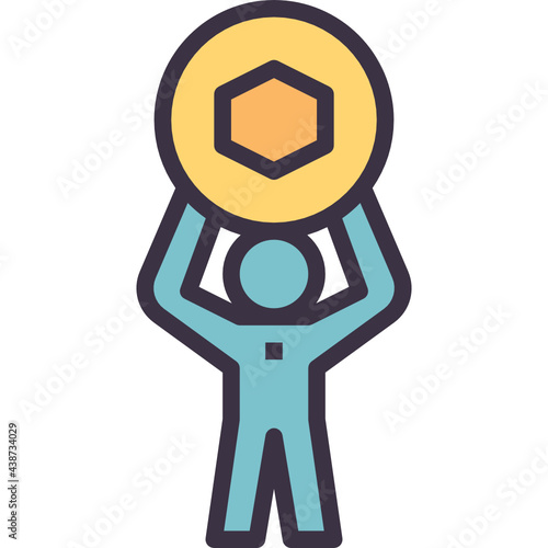 ownership outline style icon