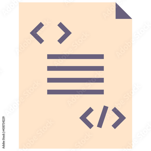 digital flat style icon