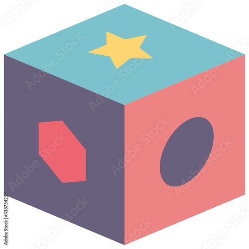 physical flat style icon