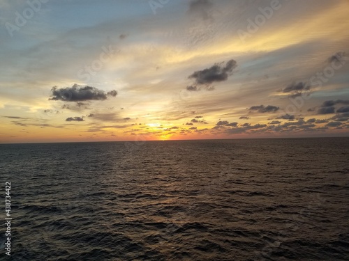 Sunset at sea © Robert
