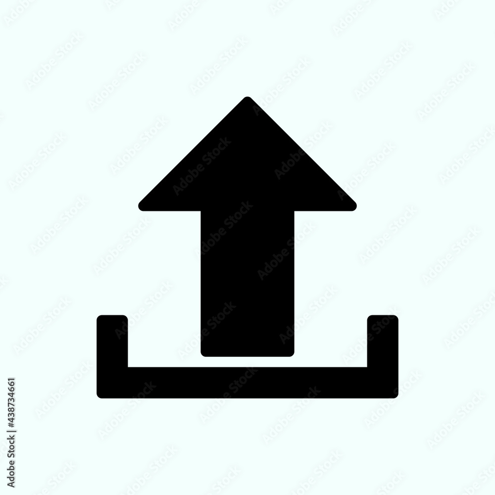 Upload Icon Vector Illustration Upload Icon Vector Illustration