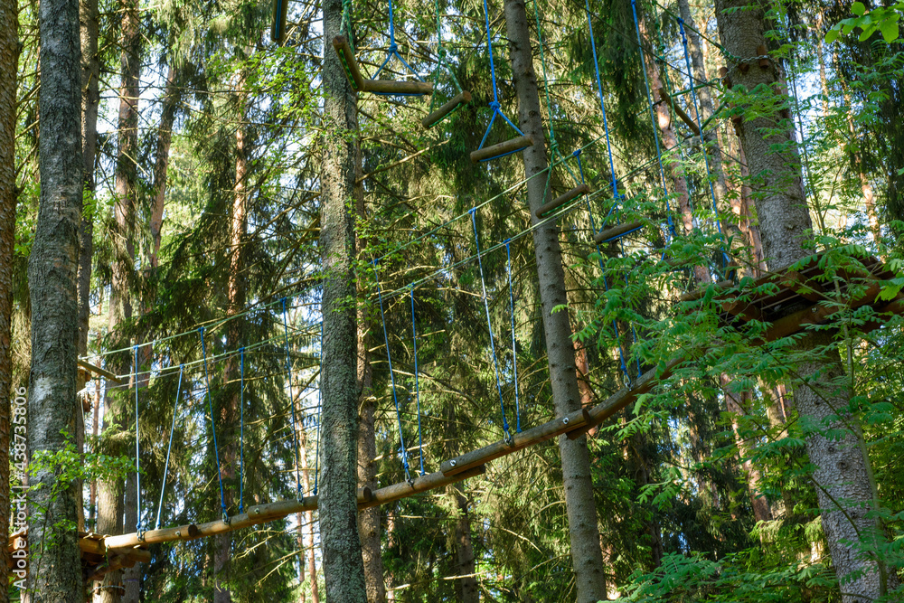 Naklejka premium Natural park on the Istra river