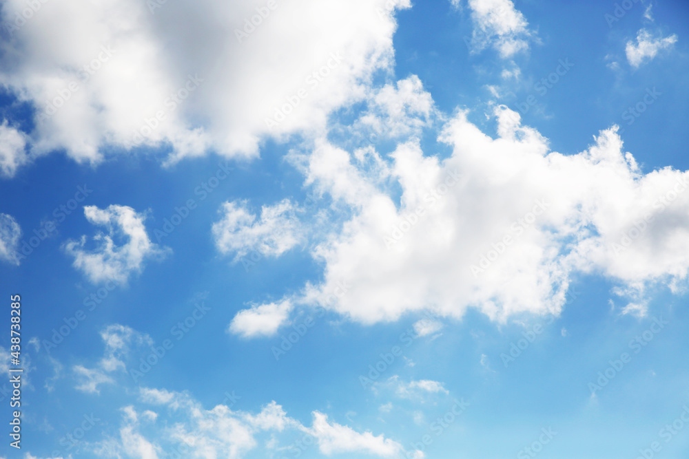 Blue sky and clouds background with lots of copy space. Blue sky and clouds background with lots of copy space.