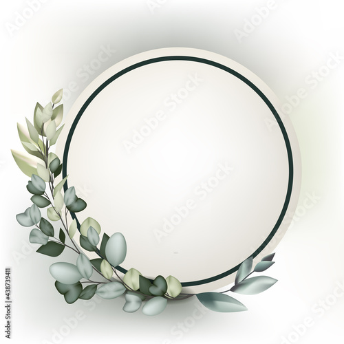 beautiful flora framing with copy space
