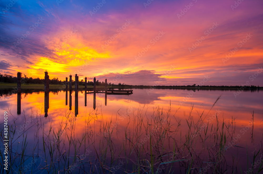 Beautiful twilight sky with cloud before sunset morning background image Beautiful twilight sky with cloud before sunset morning background image