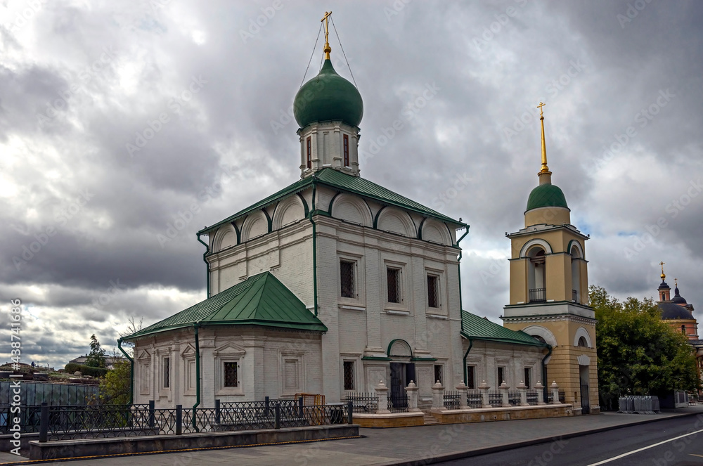 Blessed Maxim church in Mscow, Russia. Years of construction 1698 - 1699