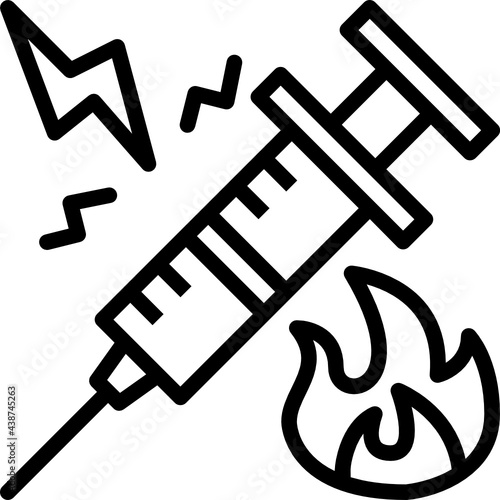side effect outline icon