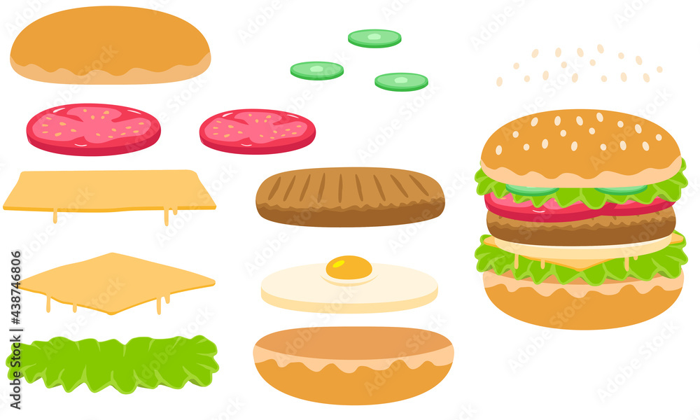 ハンバーガー ハンバーガー