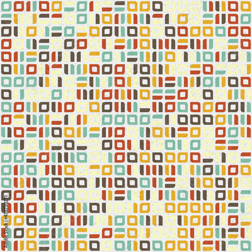 Abstract Geometric Pattern generative computational art illustration