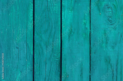 Green wooden planks surface texture