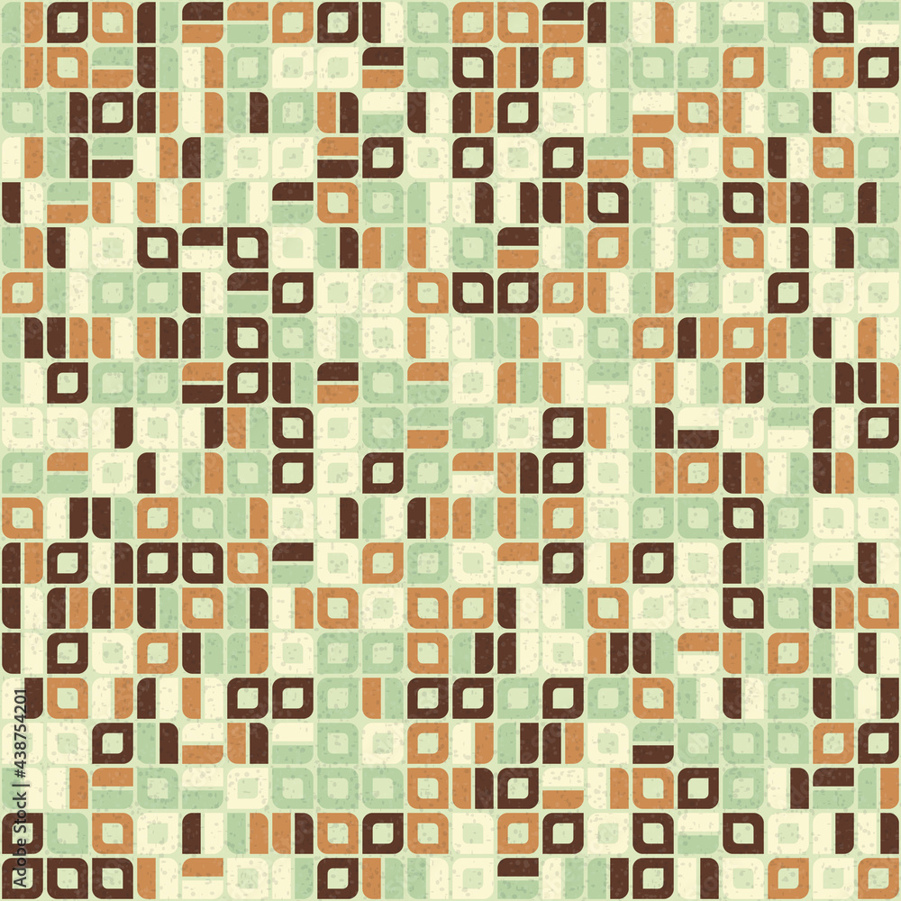 Fototapeta premium Abstract Geometric Pattern generative computational art illustration