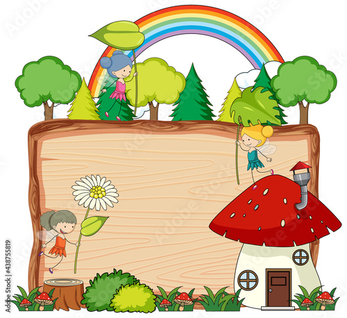 Fairy tale banner template