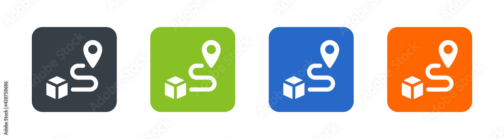 Parcel, package delivery icons set. Shipment concept Parcel, package delivery icons set. Shipment concept