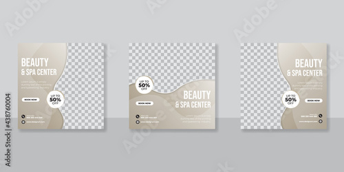 Beauty Spa Social Media Post Design