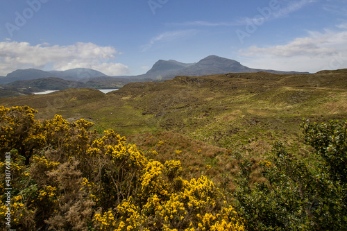 Mountain views in the northwest Highlands of Scotland, UK