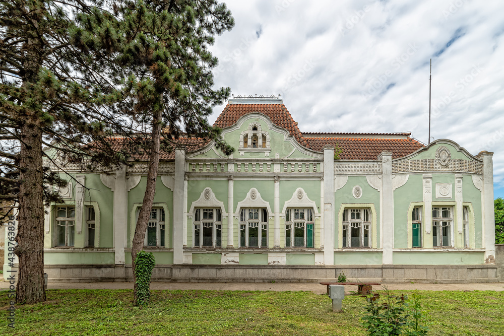 Savino Selo, Serbia - May 28, 2021: The villa in Savino Selo was built at the end of the 19th century in the Art Nouveau style as a family house of a local landowner.