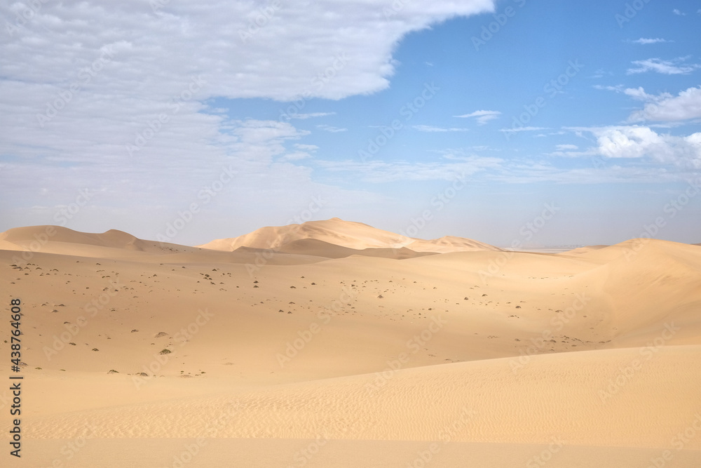 sand dune landscape of the namib desert, namibia