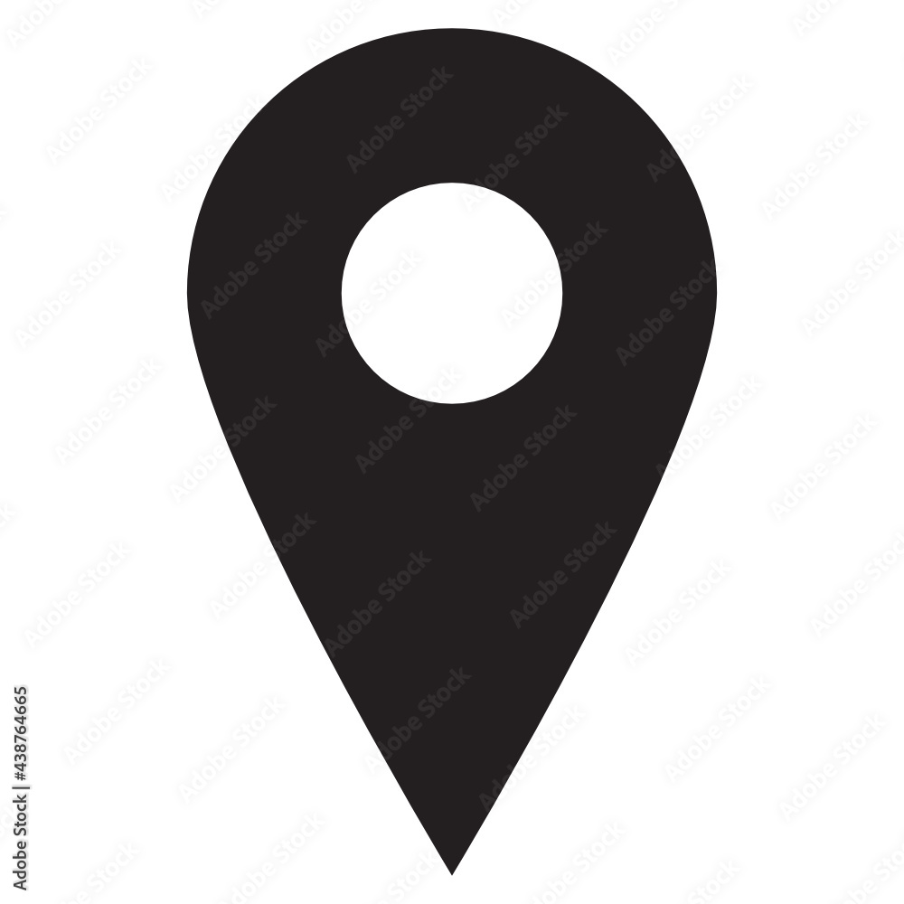 pin icon with small hole pin icon with small hole