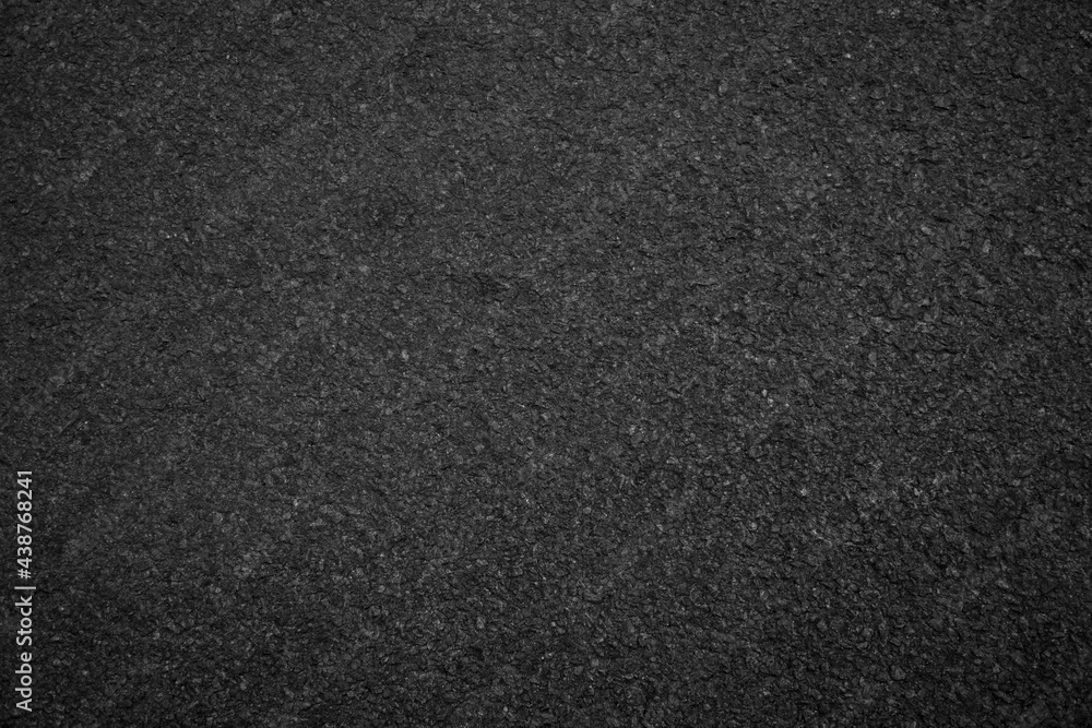 Fototapeta premium Surface grunge rough of asphalt, Seamless tarmac dark grey grainy road, Driveway texture background, Top view