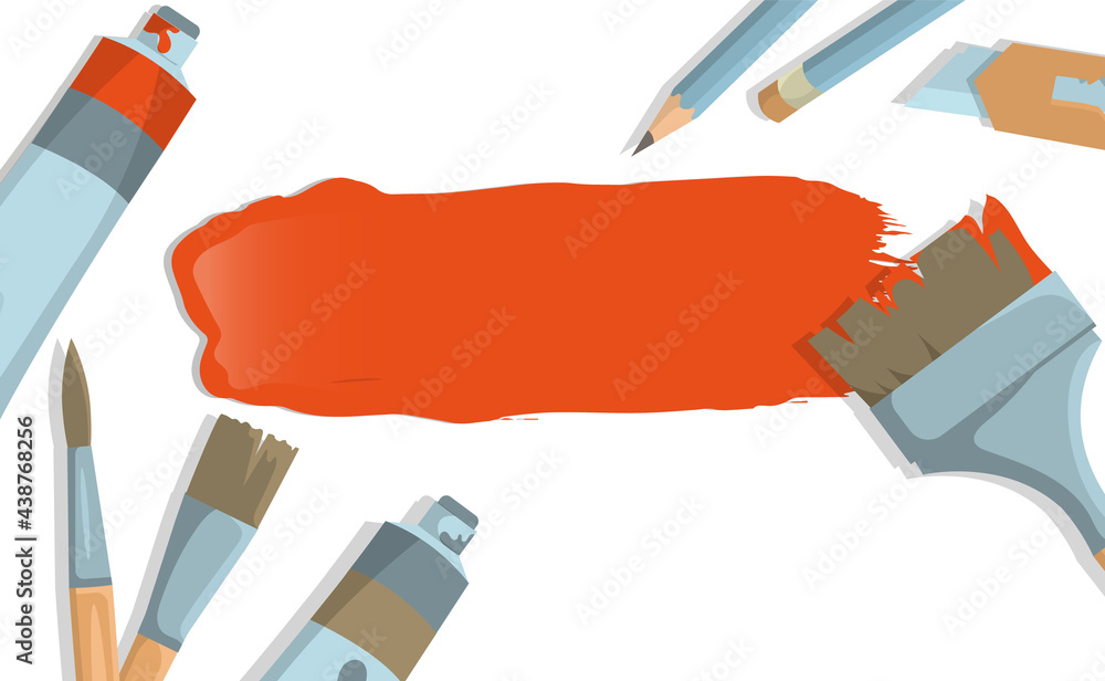 Paint Brush Border Clip Art Free